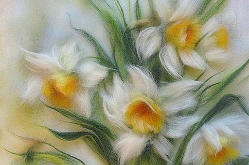 Мастер-класс "Шерстяная акварель"