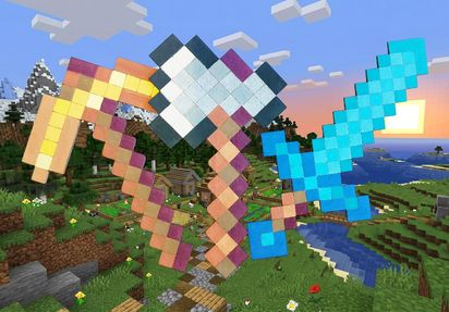 Мастер-класс "Раскраска инструментов Minecraft"