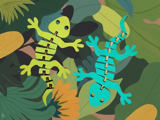 Мастер-класс "Озорная ящерица"